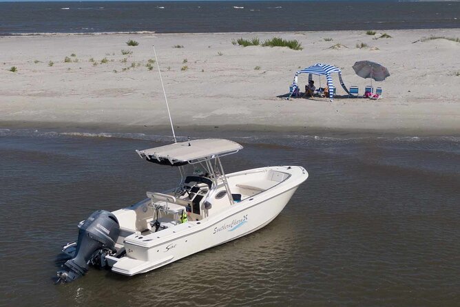 3 hour BYOB Morning Boat and Beach Excursion on Southern Charm - Ravenel Bridge and the history lesson you can actually track