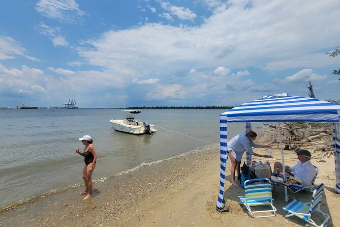 3 hour Private Afternoon Boat Ride and Beach Excursion - Stop 4: Fort Sumter National Monument at cruise speed