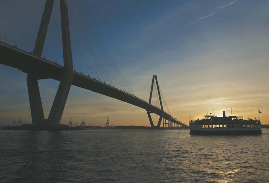 Charleston: Daytime or Sunset Historic Harbor Cruise - Arthur Ravenel Jr. Bridge and the Modern Layer of the Harbor