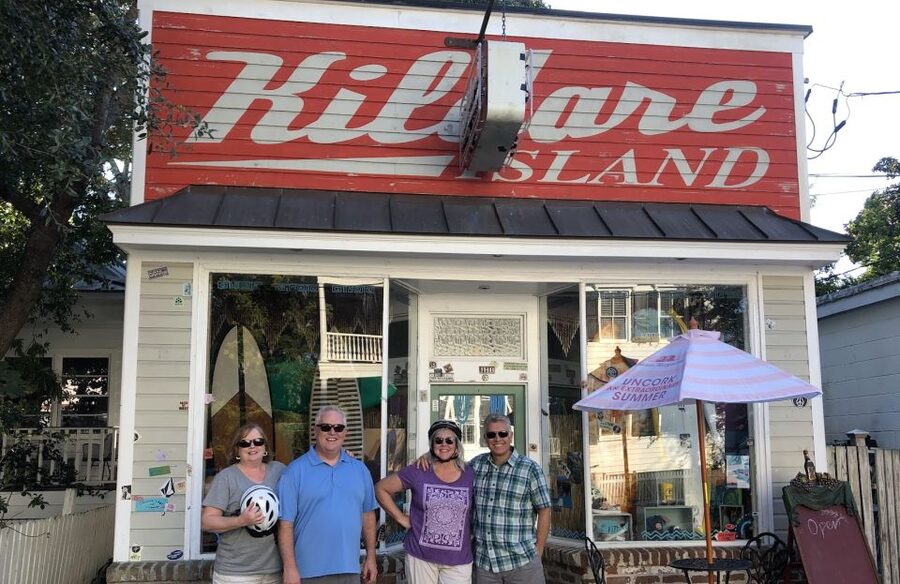Charleston: Film & OBX Locations E-Bike Tour - Starting at Rebellion Roads: safety briefing, then you roll