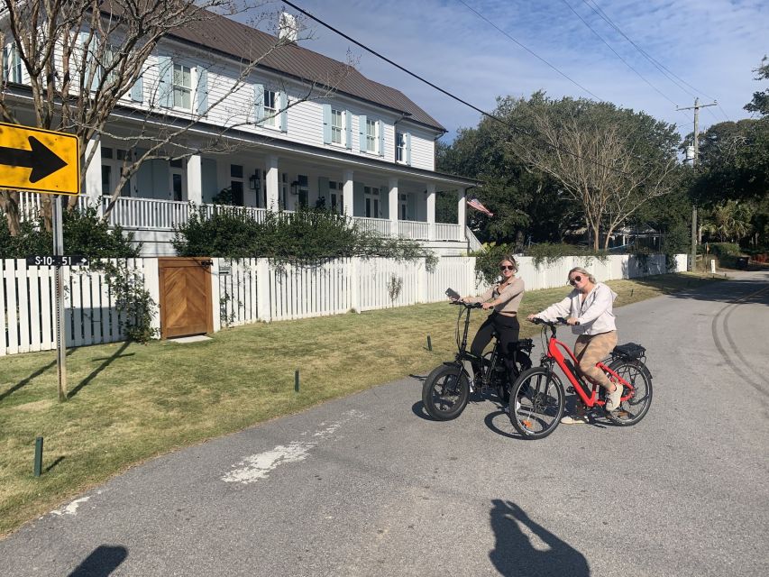 Charleston: Film & OBX Locations E-Bike Tour - Old Village Historic District: your longest stop for real street scenes