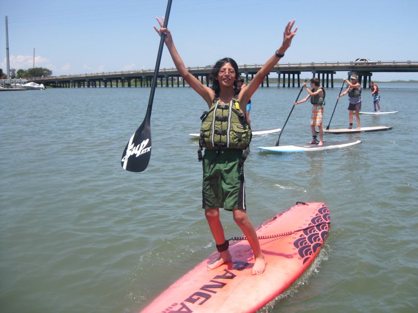 Charleston: Folly Beach Stand Up Paddleboard 2-hour Rental - What to bring: footwear rules, sun care, and comfort