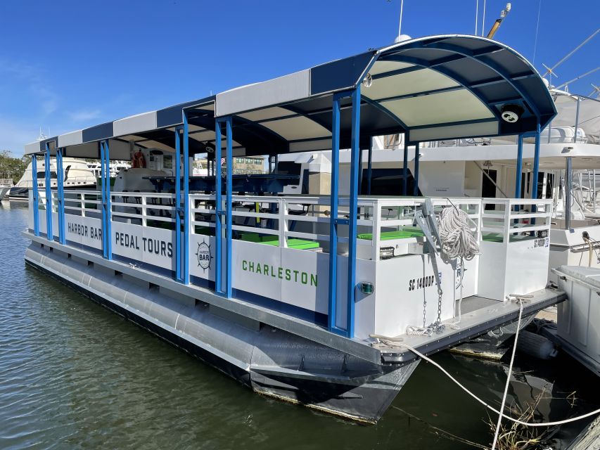 Charleston: Harbor Bar Pedal Boat Party Cruise - The 90-Minute Cruise Flow From Dock C to the Charleston Coastline