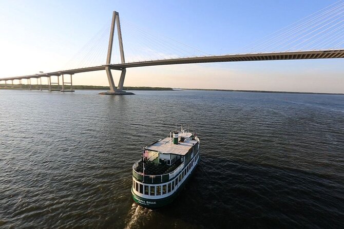 Charleston Harbor History Day-Time or Sunset Boat Cruise - Dolphins, pelicans, and the “watch your horizon” mindset