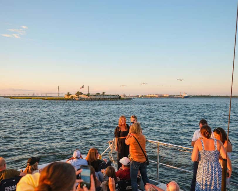 Charleston Harbor Sunset Cruise with Music & Onboard Bar - Quick Takes Before You Go