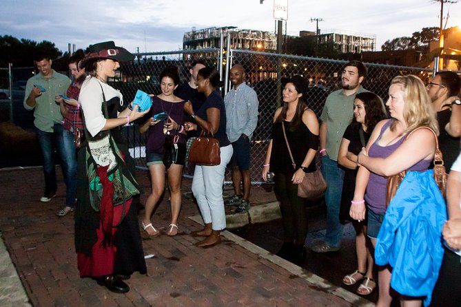 Charleston Haunted Booze and Boos Ghost Walking Tour - Stop-by-stop: arsenal photos, the outdoor market, church graveyard lore, and the Four Corners of Law