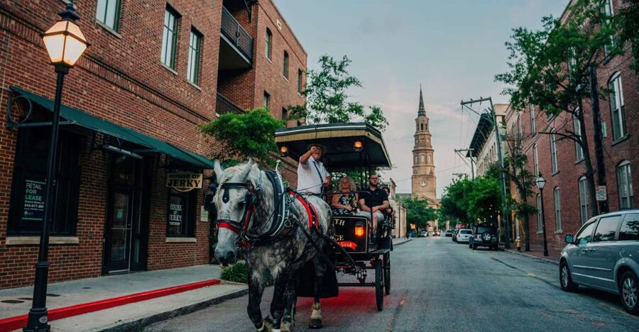 Charleston: Haunted Carriage Evening Tour - Charleston City Market and St. Michael’s Episcopal Church: the everyday world behind the hauntings