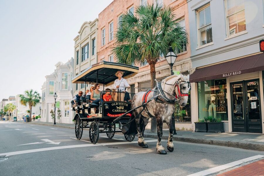 Charleston: Historical Downtown Tour by Horse-drawn Carriage - Enter Old South Carriage Co and Board the Carriage