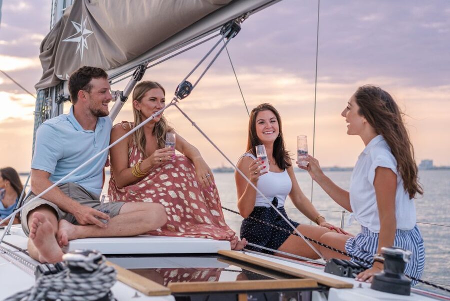 Charleston: Private Daytime or Sunset BYOB Sailing Charter - Castle Pinckney, USS Yorktown, and the harbor’s defensive story