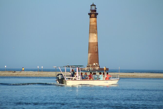 Folly Beach Eco Boat Excursion and Morris Island Drop Off - Stop 1: Morris Island Lighthouse Sand Time (About 1 Hour)