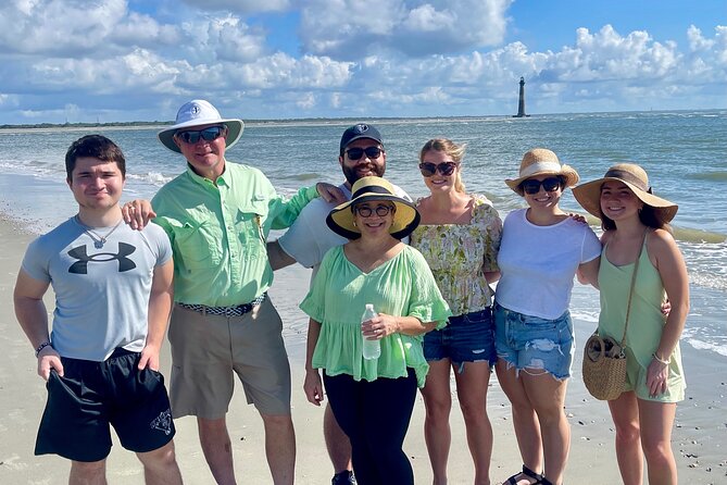 Get Out of Town! Lighthouses, Beaches and Forts Tour! Folly to Sullivan's Island - Morris Island Lighthouse: the short sand walk with huge harbor views