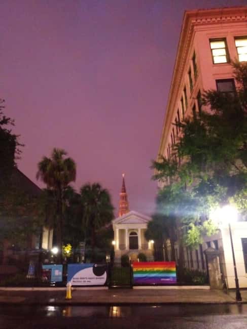 Ghost Tour - Charleston Dark History & Ghost Tour With Adam - 72 Queen St: first stop, fast context, big atmosphere