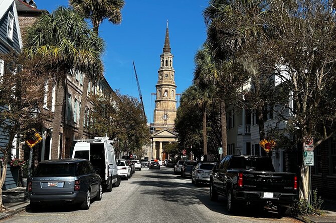 Historic Charleston: The Battery, Rainbow Row, St. Michael Church - The Battery: harbor views with artillery and grand mansions