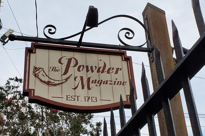Pirates, Patriots & Prohibition - Private Evening Walking Tour of Charleston - Powder Magazine: why Charleston built defenses against sea threats