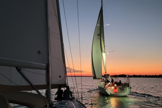 Private Luxury Sunset Sail on the 50ft Sailing Yacht Fate BYOB - Dolphins and Sunset Light: How This Trip Feels in Real Time