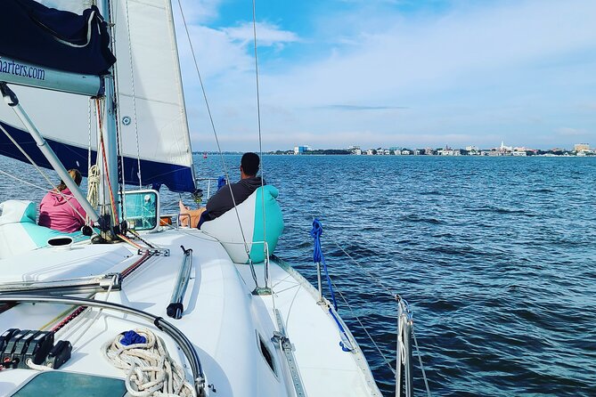 Private Luxury Yacht Charters, BYOB & Dolphins - Crew energy and the sailing work you don’t have to do