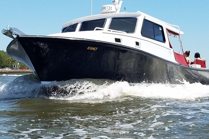 Private Morning Excursions on Yacht Kismet up to 20 passengers - Route Through Charleston Harbor: Fort Sumter, USS Yorktown, Ravenel Bridge