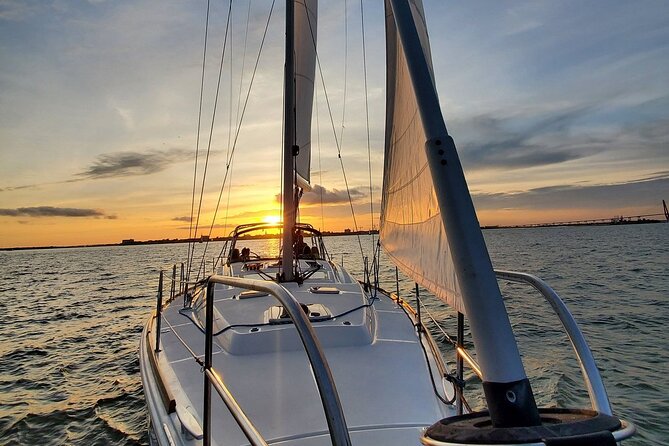 Private Morning Sail/ Dolphin Tour on 50ft Fate, BYOB or Catering - USS Yorktown and USS Laffey: Museum-Ship Sightseeing With Built-In Perspective