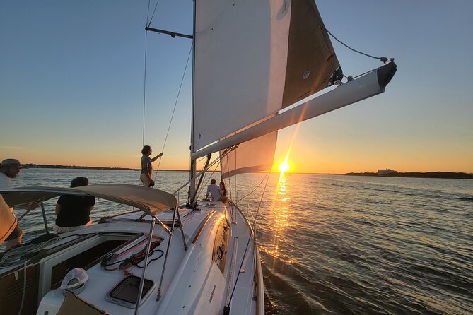 Private Sunset Sail BYOB Dolphin/History Tours on 43ft Mystique - The 43ft Mystique: Your Private Boat and Your Crew’s Role