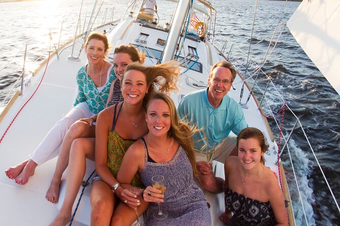 Private Sunset Sail BYOB Dolphin/History Tours on 43ft Mystique - Ravenel Bridge: The Big Modern Landmark in the Middle of All That History