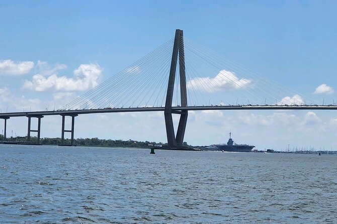 White point Battery and River Run through Charleston Harbor Boat - Up the Wando River and Under the Ravel Bridge